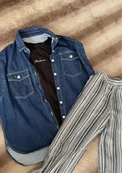 透かし編みパンツ　美品