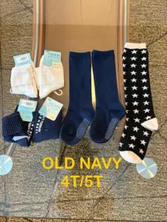 【新品・未使用】OLD NAVY ベビー・キッズ 靴下 4T/5T 7足