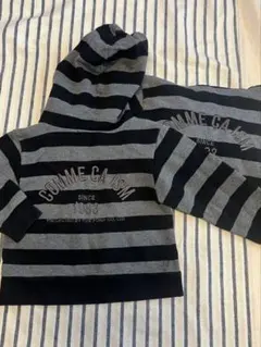 コムサイズムキッズ　パーカートレーナー 2枚セット　100/双子