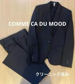 COMME CA DU MOOD ビジネスパンツスーツブラック