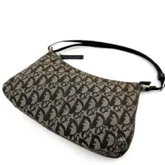 クリスチャンディオール　アクセサリーポーチ　トロッター　ブラウン