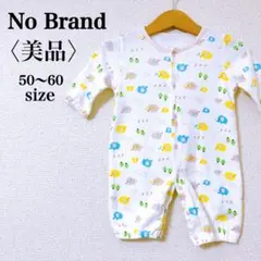 ム*ん様 【美品】 ノーブランド品　ベビー用ロンパース　プリント2WAYオール
