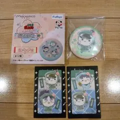 忍たま乱太郎　フリューくじ　桜もちぴこ　缶バッジ 中在家長次