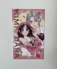 きみとバラ色の日々 2巻 特典 カード トレカ