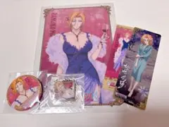 【限定】BLEACH 松本乱菊 セット（WEBくじ ビジュアルシート・缶バッジ他