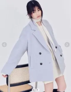 FRAY I.D オーバーサイズウールシャギージャコット 新品タグ付き 0サイズ