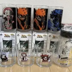 ヒロアカ 一番くじグラス クリアボトル セット