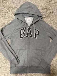 90sy2kGAP ジップアップパーカー グレー