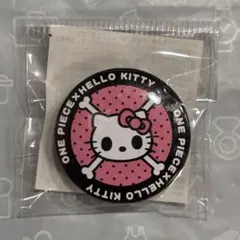 ワンピース × ハローキティコラボ ONE PIECE 缶バッジ