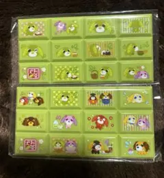 【正規品】お茶犬　チョコブロックシール　2セット