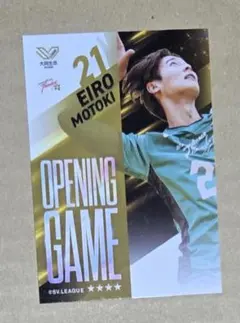 広島サンダーズ Vコレカード 永露元稀 非売品