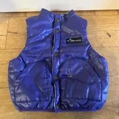 リバーシブル　ダウンベスト　サイズ95 紫