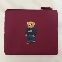 POLO RALPH LAUREN ポロベア ポーチ ボルドーのサムネイル