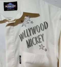 HOLLYWOOD MICKEY シャツ　ビンテージ　刺繍のサムネイル