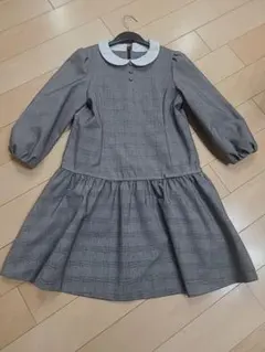 GU グレー 長袖ワンピース 140サイズ