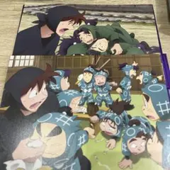 忍たま乱太郎 映画 特典 脚本付きイラストカード 土井先生と六年生