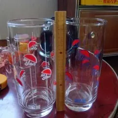 昭和レトロ　スカイライン　ケンメリ　ペアグラス