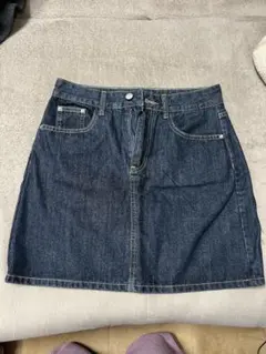 DAZY ダークブルー タイトスカート L