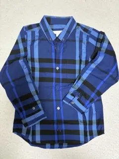 ★バーバリーチルドレン★6Y ネイビーシャツ