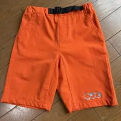 【美品】OJICO オジコ　半ズボン オレンジ色 恐竜柄　8A