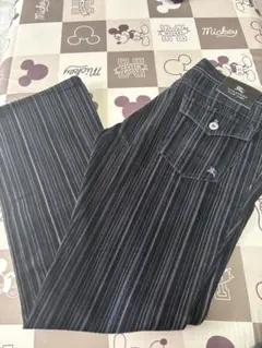 BURBERRY BLACK LABEL ストライプ パンツ　サイズ76のサムネイル