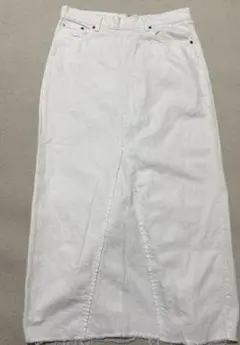 ZARA THE 90’S COLLECTION ホワイトデニム ロングスカート