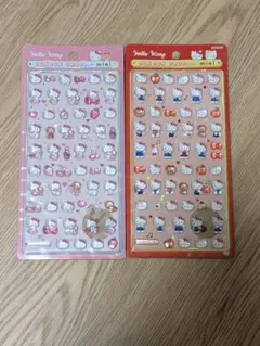 【国内正規品】ボンボンドロップシール　ミニ　ハローキティ　レッド&ピンク