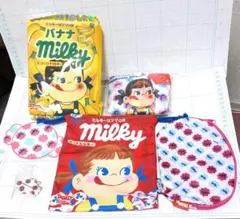 不二家 ペコちゃん グッズ　ミルキー ポーチ 巾着 エコバッグ6点のサムネイル