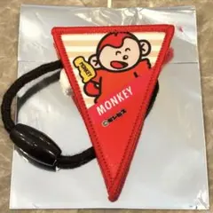 たべっ子どうぶつ ガーランド風バッジ さる