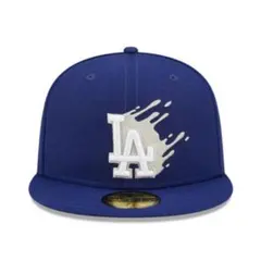 希少LA ロゴ キャップ ネイビー 7 1/2