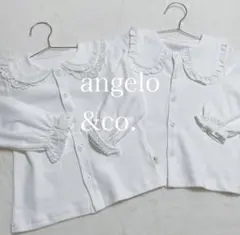 フリル付き長袖シャツ