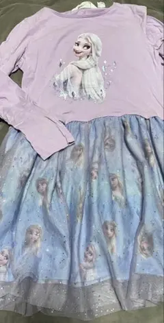 H&M ワンピース アナ雪 140