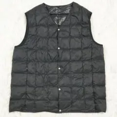 TAION-001 タイオン XLサイズ ブラック ダウンベスト