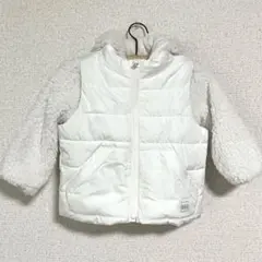 baby GAP 中綿ベスト ボアパーカー 18-24 90
