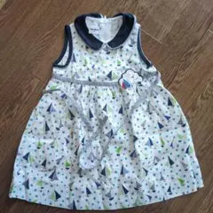 familiar ヨット柄 マリン ワンピース 90