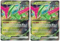 ポケモンカード2枚　テツノイサハex RR　テラスタルフェスex
