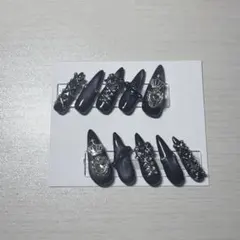 《現品》 ネイルチップ 紫マグネットNo.20