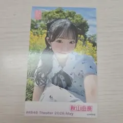 AKB48 2026年 5月 秋山由奈 ガラポン ピンポン チェキ風写真 生写真