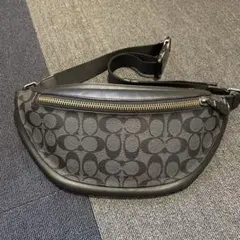 Coach ボディバッグ ブラック グレー