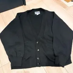 メンズ　ブラックカーディガン XL