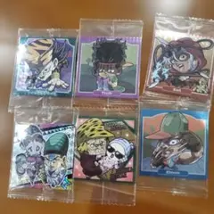 ジョジョの奇妙な冒険　シールウエハース　6枚セット