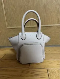 ホワイト ハンドバッグ ミニサイズSamantha Thavasa