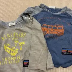 yellow face 長袖Tシャツ 90サイズ