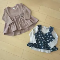 80cm　トップス2点セット