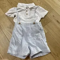 値下げ　albetta アンガーポロ・パンツセット　2-3