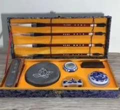 お習字セット 書道セット 毛筆 墨 硯 文鎮 筆置き