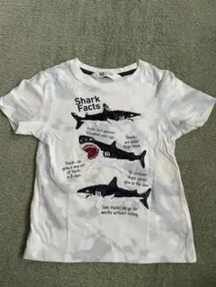 H&M スパンコール Tシャツ サメ