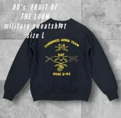 【USA製】90sUSMC米軍ミリタリースウェットC2SAFフルーツオブザルームのサムネイル