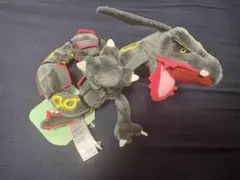 ポケモンfit レックウザ 黒いレックウザ ぬいぐるみ タグ付き