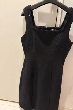 Maje 黒のミニワンピース